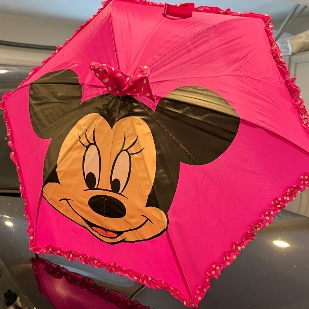 Disney Pink Nylon Fabric umbrella ☂️